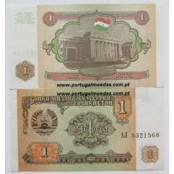 TAJIQUISTÃO - NOTA DE 1 RUBLE 1994 ( NÃO CIRCULADA )