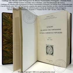 Catalogue of Indo-Portuguese Coins – Damião Peres (Portuguese Mint, 1963–1975) – Four Volumes in Two Luxury Bindings 3