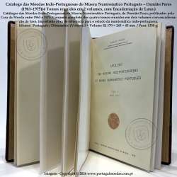 Catalogue of Indo-Portuguese Coins – Damião Peres (Portuguese Mint, 1963–1975) – Four Volumes in Two Luxury Bindings 4