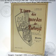 Book of the Coins of Portugal 1984–1985 – Limited Edition (c.170 copies) Beige Cover – J. Ferraro Vaz & Javier Salgado