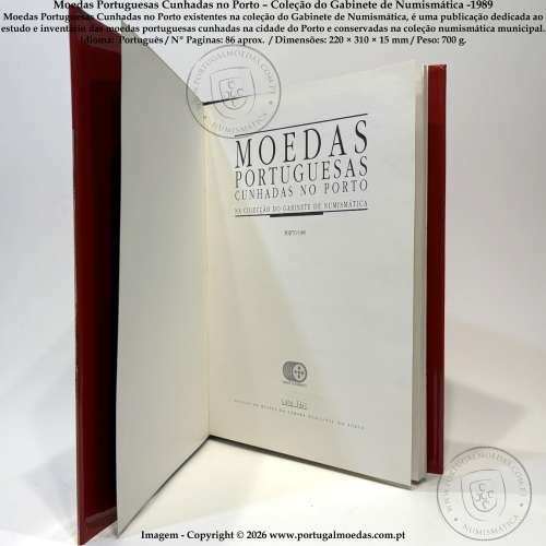 Moedas Portuguesas Cunhadas no Porto – Coleção do Gabinete de Numismática -1989 b