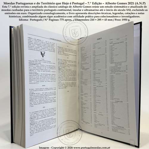 Portuguese Coins and Coins from the Territory That Is Today Portugal – 7th Edition – Alberto Gomes - 2021 d