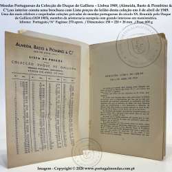 Portuguese Coins from the Collection of the Duke of Galliera – J. Almeida, M. Basto & L. Piombino (Lisbon, 1949)