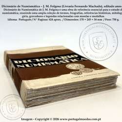 Dictionary of Numismatics – J. M. Folgosa (Livraria Fernando Machado), published in the 1950s–1960s 4