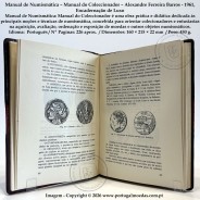 Manual de Numismática – Manual do Coleccionador – Alexandre Ferreira Barros - 1961, Encadernação de Luxo 3