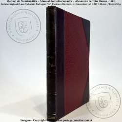 Manual de Numismática – Manual do Coleccionador – Alexandre Ferreira Barros - 1961, Encadernação de Luxo 2