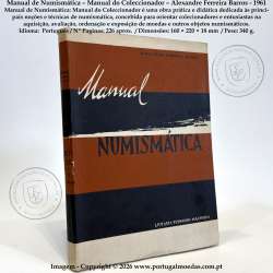 Numismatics Manual – Collector’s Guide – Alexandre Ferreira Barros (Livraria Fernando Machado, 1961) a