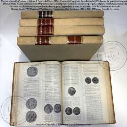 The Numismatic Circular – Spink & Son Ltd (1924–1933) – Conjunto Completo encadernado em 5 Volumes 255x320 mm - Muito Raro 1