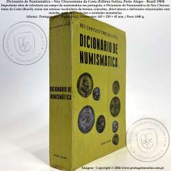 Dicionário de Numismática – Ney Chrysostomo da Costa (Editora Sulina, Porto Alegre - Brasil 1969) a