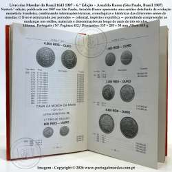 Livro das Moedas do Brasil 1643‑1987 – 6.ª Edição – Arnaldo Russo (São Paulo, Brasil 1987) c