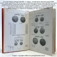 Livro das Moedas do Brasil 1643‑1987 – 6.ª Edição – Arnaldo Russo (São Paulo, Brasil 1987) c