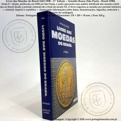 Book of Brazilian Coins 1643‑1998 – 9th Edition – Arnaldo Russo (São Paulo - Brazil 1998) a