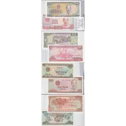 VIETNAME - LOTE DE 4 NOTAS DIFERENTES - SERIE 1987-1988 (NÃO CIRCULADAS)