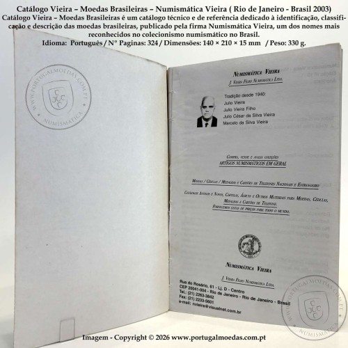 Vieira Catalogue – Brazilian Coins (Numismática Vieira, 2003) - Brazil c