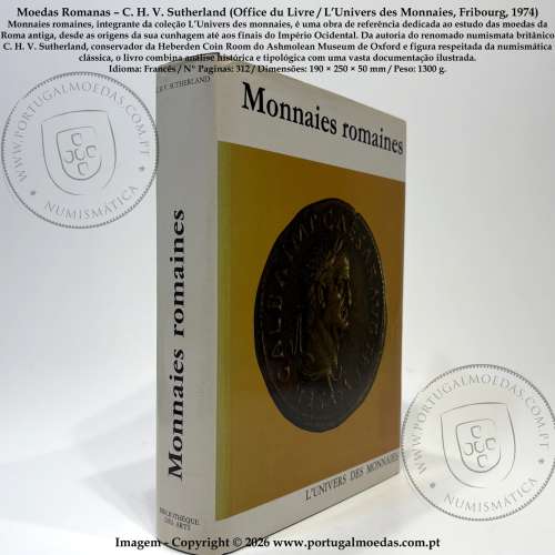 Moedas Romanas – C. H. V. Sutherland (Office du Livre / L’Univers des Monnaies, Fribourg, 1974) a