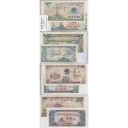 VIETNAME - LOTE DE 4 NOTAS DIFERENTES - SERIE 1980-1985 (NÃO CIRCULADAS)
