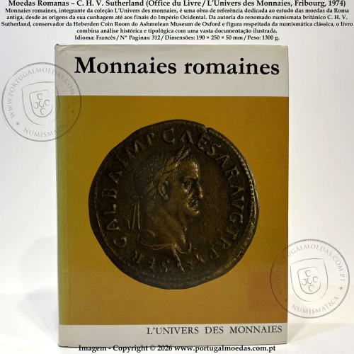 Moedas Romanas – C. H. V. Sutherland (Office du Livre / L’Univers des Monnaies, Fribourg, 1974) d