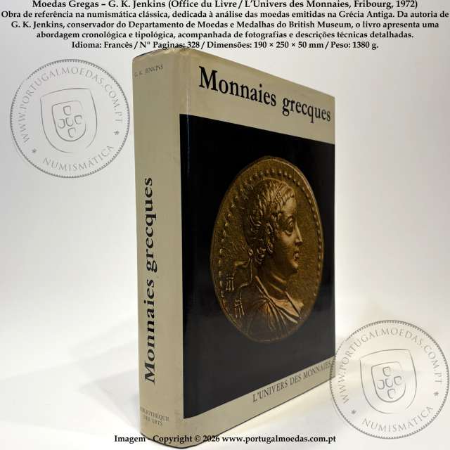 Moedas Gregas – G. K. Jenkins (Office du Livre / L’Univers des Monnaies, Fribourg, 1972) a