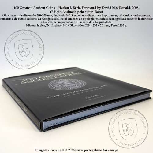 100 Greatest Ancient Coins – Harlan J. Berk, Foreword by David MacDonald, 2008 (Rare Signed Edition) 2