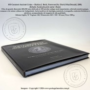 100 Greatest Ancient Coins – Harlan J. Berk, Prefácio David MacDonald -2008, (Edição Assinada pelo autor -Rara) 2