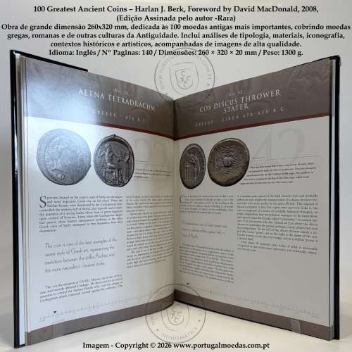 100 Greatest Ancient Coins – Harlan J. Berk, Foreword by David MacDonald, 2008 (Rare Signed Edition) 4