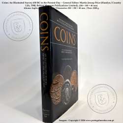 Coins: An Illustrated Survey 650 BC to the Present Day – Martin Jessop Price, Hamlyn / Country Life -1980,  (250 × 350 × 40 mm)