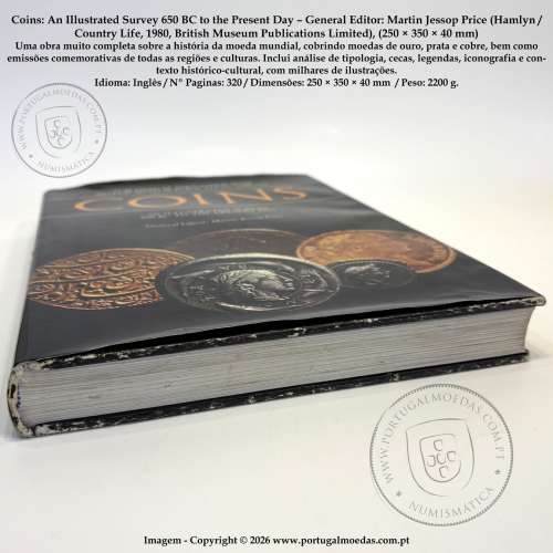 Coins: An Illustrated Survey 650 BC to the Present Day – Martin Jessop Price, Hamlyn / Country Life -1980,  a