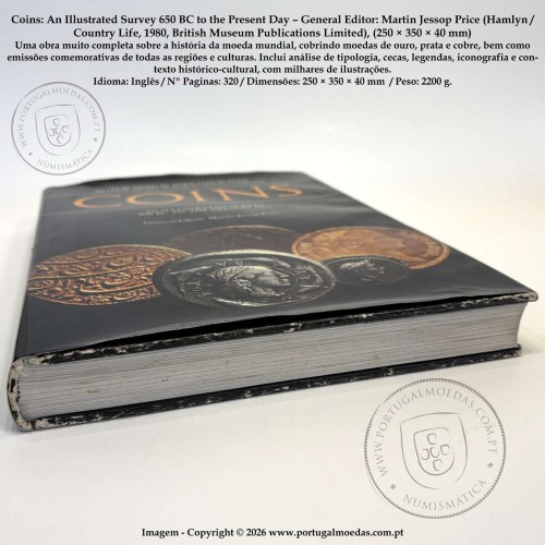 Coins: An Illustrated Survey 650 BC to the Present Day – Martin Jessop Price, Hamlyn / Country Life (1980) b