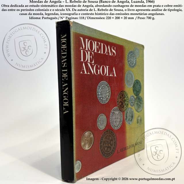 Moedas de Angola – L. Rebelo de Sousa (Banco de Angola, Luanda, 1966) 1