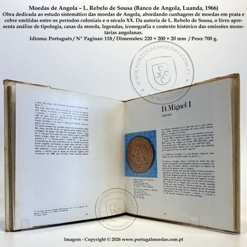Moedas de Angola – L. Rebelo de Sousa (Banco de Angola, Luanda, 1966) 4