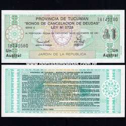 Argentina - Nota de 1 Austral 1988 (Não circulada) - Pick S2711
