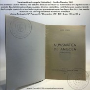 Numismática de Angola (Subsídios) - Cecílio Moreira, 1963 b