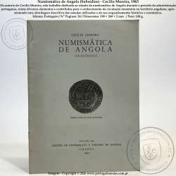 Numismática de Angola (Subsídios) - Cecílio Moreira, 1963 a