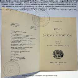 Book of the Coins of Portugal 1972, by J. Ferraro Vaz – Price Guide -Braga MCMLXXII b
