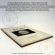 A Casa da Moeda do Rio de Janeiro – Dulce Ludolf, Brasil 1968 - Com dedicatória manuscrita da autora ao Prof. Dr. Damião Peres