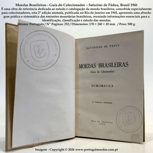 Moedas Brasileiras - Guia do Colecionador – Saturino de Pádua, Brasil 1941 b