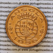 Angola 1 Escudo 1956 Bronze, (1$00 Escudo 1956 Angola), (Bela), Ex-Colónia Angola, World Coins Angola KM#76