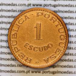 Angola 1 Escudo 1956 Bronze, 1$00 Escudo 1956 Ex-Colónia Portuguesa de Angola, (Bela), World Coins Angola KM 76