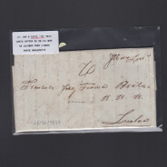 Carta Pré-Filatélica circulada de Coimbra para Lisboa datada de 26-12-1830