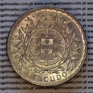 1 Escudo 1916 prata, 1$00 escudo prata 1916 da Republica Portuguesa, (Bela), World Coins Portugal KM 564 b