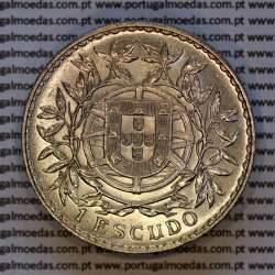 Portugal, silver coin of 1 Escudo 1916 of  Portuguese Republic, (XF+), A. Gomes R. 23.02, World Coins Portugal KM 564