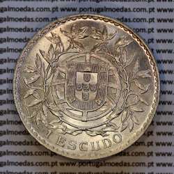 Portugal, silver coin of 1 Escudo 1916 of  Portuguese Republic, (VF+/XF), World Coins Portugal KM 564, Alberto Gomes R. 23.02