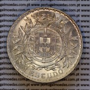 1 Escudo 1916 prata da Republica Portuguesa, (MBC+/Bela-), World Coins Portugal KM 564 b