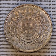 Portugal, silver coin of 1 Escudo 1916 of  Portuguese Republic, (VF+/XF), Alberto Gomes R. 23.02, World Coins Portugal KM 564