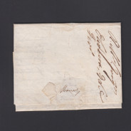 Carta Pré-Filatélica circulada de Coimbra para Lisboa datada de 07-01-1831