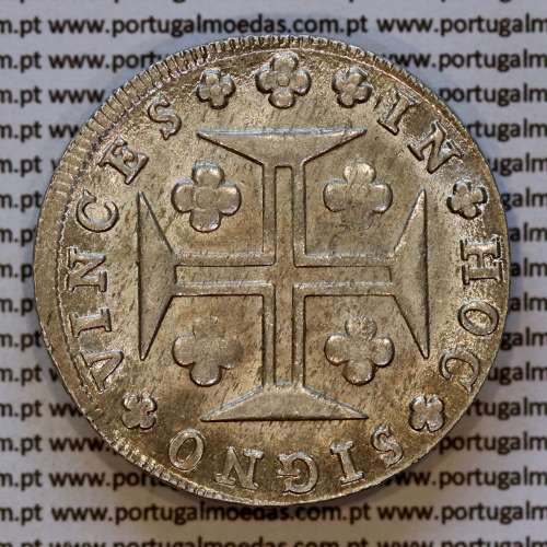 Portugal, silver coin of Cruzado Novo silver 1812 D. João Prince Regent 2