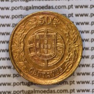 Portugal, coin of 50 Centavos 1926 Aluminium-bronze of Portuguese Republic, (XF), World Coins Portugal KM 575 b