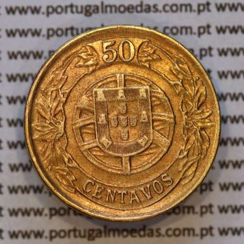 50 Centavos 1926 Bronze-Alumínio, $50 centavos 1926 Alumínio-Bronze Republica Portuguesa, (Bela-), World Coins Portugal KM 575 b