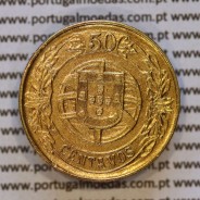 Portugal, coin of 50 Centavos 1926 Aluminium-bronze of Portuguese Republic, (VF+/XF), World Coins Portugal KM 575d