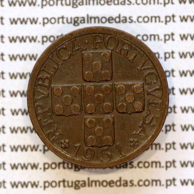 Timor 10 Avos 1951 Bronze, Ex-colónia Portuguesa Timor, (MBC+/Bela), World Coins Timor KM 5 a